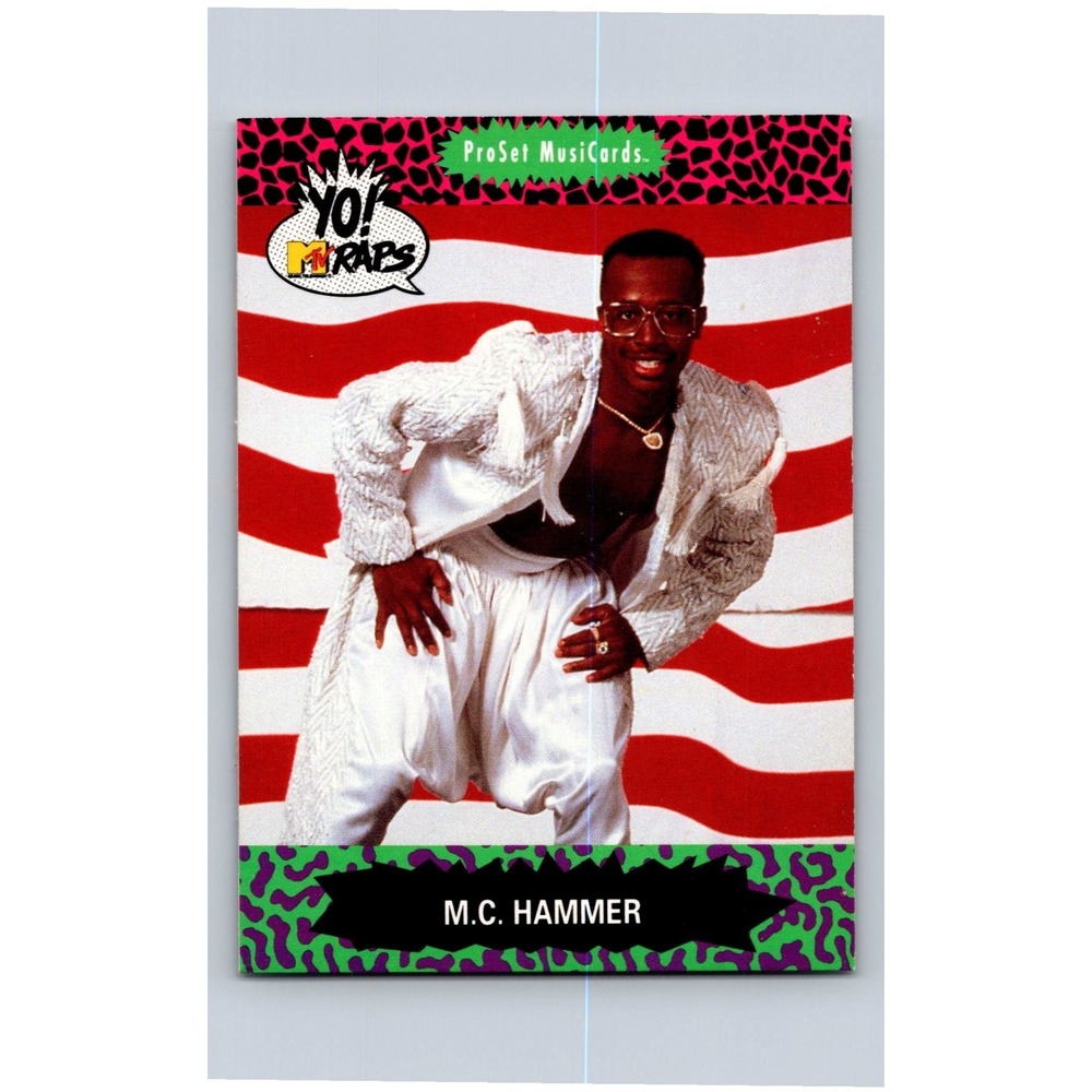 Yo! MTV Raps M.C. Hammer 1991 ProSet MusiCards #53